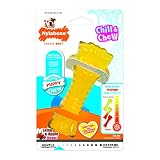 Nylabone Puppy Chew Freezer Dog Toy, Lamb & Apple Flavor, Wolf