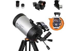 Celestron StarSense Explorer DX 5-inch App-Enabled Telescope – 130mm Schmidt-Cassegrain with Smartphone Dock & StarSense App 