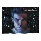 Vampire Diaries Stefan Eyes Pillow Case White One Size
