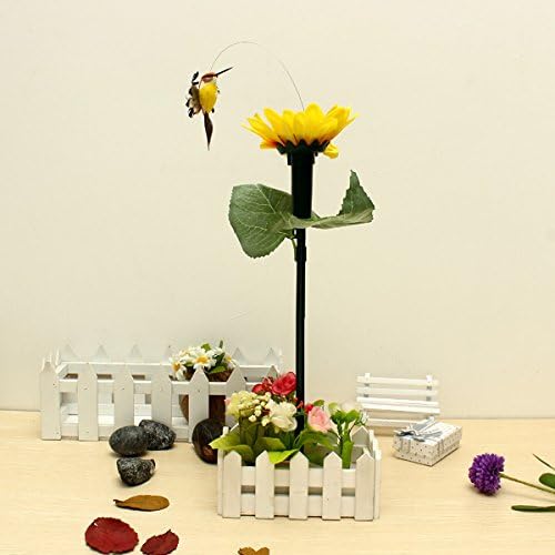 Solar Power Toys Sunflower Fly Hummingbirds Courtyard Garden Pots ;item#: GHU-75/LOP-J6852
