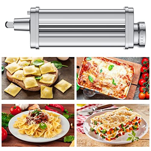 InnoMoon Pasta Maker Attachment Stainless Steel Pasta Roller for