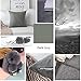 Home Brilliant 18x18 Pillow Cover Decorative Textured Linen Square Throw Pillow Cases Cushion Covers for Sofa Couch Bed, 45cm, Dark Grey