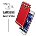 NAISU Galaxy S7 Edge Case, Galaxy S7 Edge Back Cover, Ultra Slim & Rugged Fit Shock Drop Proof Impact Resist Protective Case, 3 in 1 Hard Case for Samsung Galaxy S7 Edge - Red