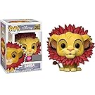 Lion King Simba Leaf Mane Flocked Pop! Figure - EE Excl.