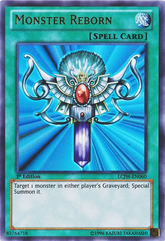 Yu-Gi-Oh! - Monster Reborn (LCJW-EN060) - Legendary Collection 4: Joey's World - 1st Edition - Ultra Rare