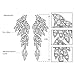 mecresh Vintage Style Wedding Crystal Rhinestone Cluster Chandelier Hollow Dangle Earrings Silver