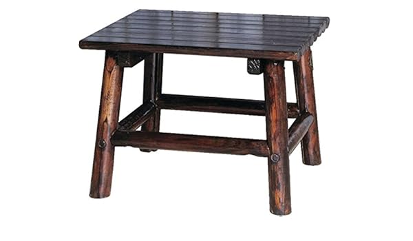 Amazon Com United General Supply Table End Sqre Solid Wood 24l Tx 93723 Garden Outdoor
