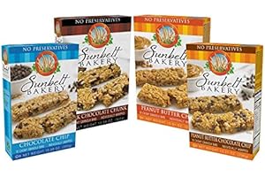 Sunbelt Bakery Combo Pack, 4 Flavor Chewy Granola Bar Variety Pack, 40 Piece Assortment