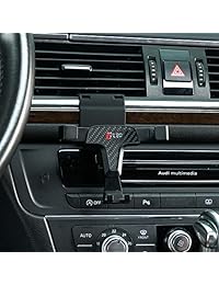 Soporte para teléfono para Audi A6, soporte de ventilación de aire ajustable para celular, soporte para teléfono del tablero de instrumentos para A6 2017 2018, soporte para teléfono para automóvil para iPhone 7 iPhone 6s iPhone 8, para Samsung, teléfono i