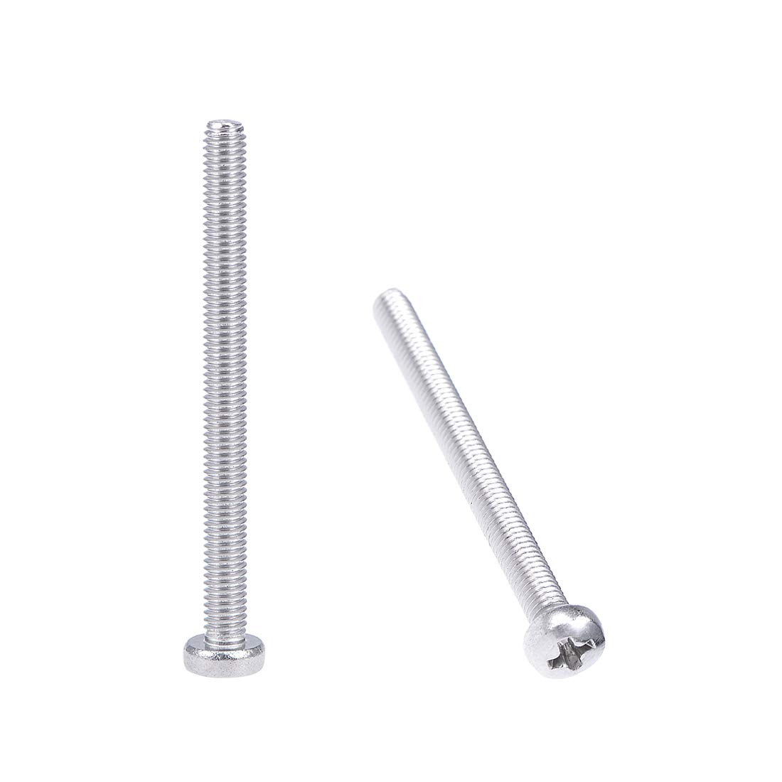 sourcing map M3x35mm Machine Screws Pan Phillips Cross Head Screw 304 Stainless Steel Fasteners Bolts 30Pcs — image 1