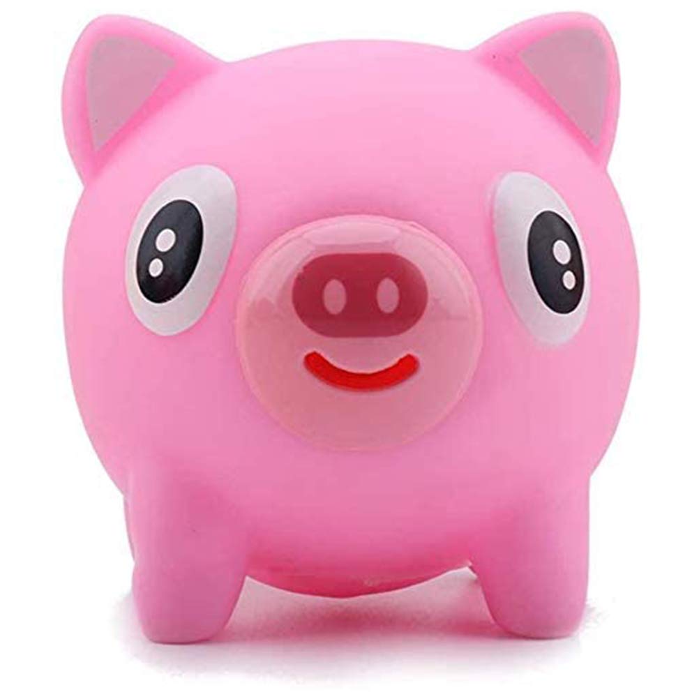 Squeeze Toys, Talking Animal Ball Tongue Out Toy Soft Squeeze Toy Fidget Hand Ball Toy for Kids Gifts, Adults Stress Relief, Home Decoration (Little Pink Pig)