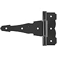 National Hardware N109-042 SPB841 Ornamental T Hinge in Black, 6 Inch