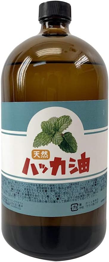Amazon 日本製 天然 ハッカ油 ハッカオイル 1000ml Sin アロマオイル