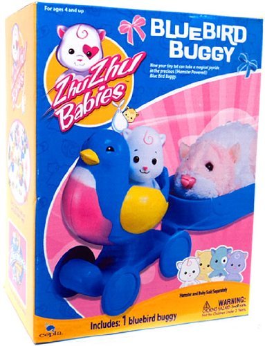 Zhu Zhu Babies Pushalong Bluebird Buggy