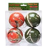 Havercamp Products Christmas Ornaments (4 Pack), Red/Green