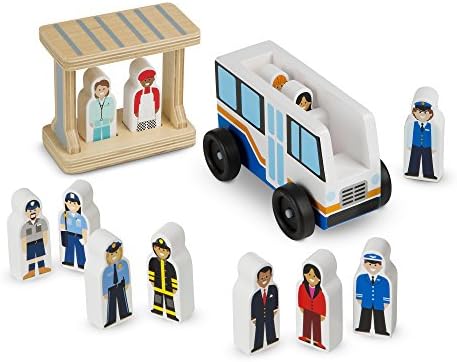 melissa and doug wooden bus