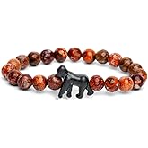 Fahlo Gorilla Tracking Bracelet – Track a Real Gorilla’s Journey – Supports Wildlife Conservation – Elastic, One Size Fits Most – on Interactive Mobile App Map – Unisex Conservation Gift