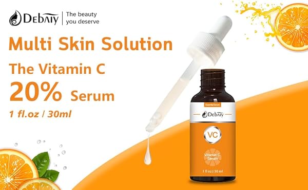 GENERIC DEBAIY 3 PACK VITAMIN C SERUM FOR FACE RESTORES SKIN TONE PROMOTES EPIDERMAL BARRIER REPAIR (1FL OZ | 30ML)