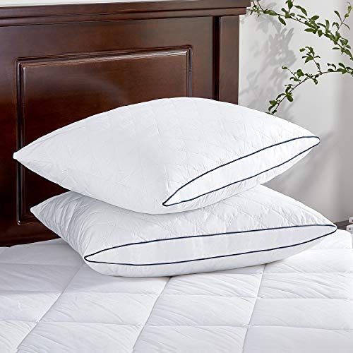 puredown Goose Feather Gusseted Bed Sleeping with Premium 100 Cotton