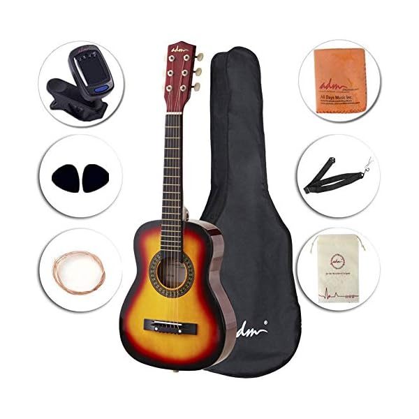 ADM Beginner Acoustic Classical Guitar Nylon Strings Wooden Guitar
