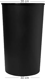 Keto Plastics 45 Litre Black Touch Top Bin Living Range view 8