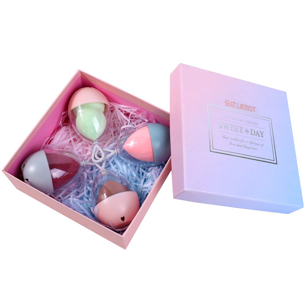 Makeup Sponge Set 4 Pack Makeup Blenders Foundation Blending Sponges 3 Shapes Beauty Make Up Blender Cosmetic Tools for Powders, BB Cream, Liquid and Sunscreen (Pink) : Beauty