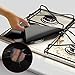 Stove Burner Covers,4 Pack 10.62 X 10.62 inches Custom Fit 0.2mm Thick Reusable Square Gas Range Liners Protectors