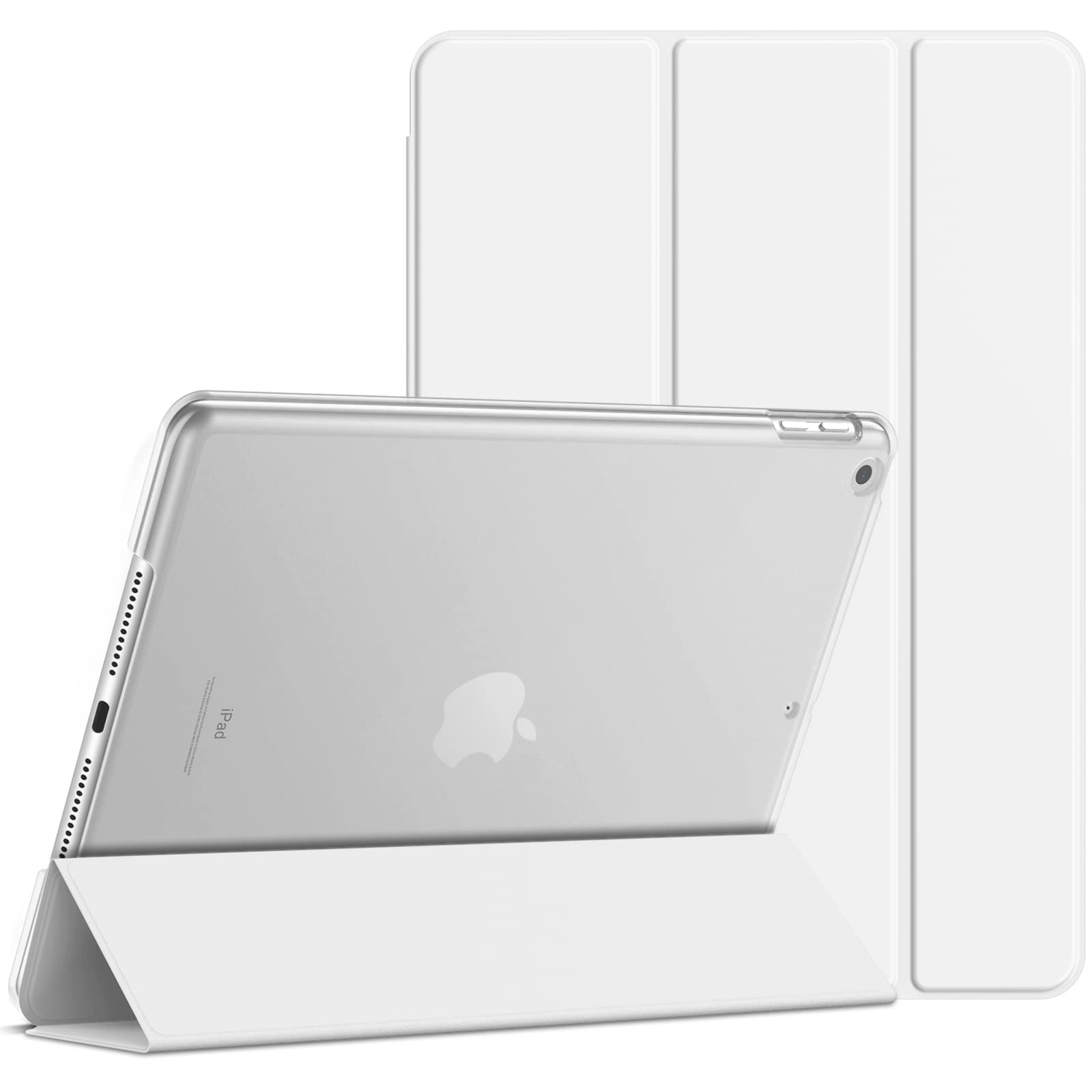 JETech Case for iPad (9.7-Inch, 2018/2017 Model, 6th/5th Generation), Smart Cover Auto Wake/Sleep (White) — image 1