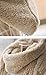 TONWHAR Womens Cute Winter Thick Warm Long Hooded Scarf with Mittens (Beige)