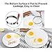 Egg Ring, Stainless Steel Omelet Mold Non Stick Fried Egg Mold with Handle Pancake Ring Metal Kitchen Cooking Tool for Breakfast (set of 4)