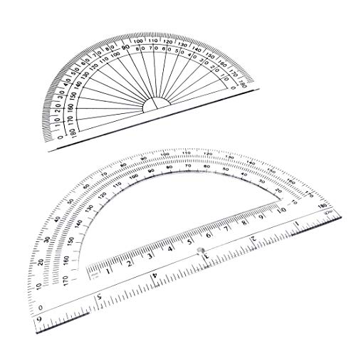 Student Drawing Compass Math Geometry Tools (5 pcs-Compass-Silver)
