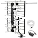 pingbingding Outdoor Digital HD TV Antenna with High Gain Amplifier 150 Mile Long Range for UHF/VHF, Mounting Pole, 40FT RG6 Coaxial Cable, Easy Installation primary