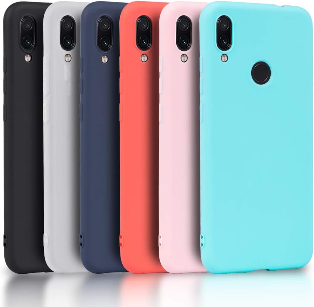 DENDICO Custodia Portafoglio In Pelle Per Xiaomi Redmi Note 7 – Arancione, Con Supporto E Portacarte