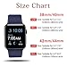 ATUP Sport Band Compatible with Apple Watch Band 38mm 40mm 42mm 44mm Women Men, Soft Silicone Replacement Bands for iWatch Apple Watch Series 4, Series 3, Series 2, Series 1 (Navy Blue, 38mm/40mm-S/M)