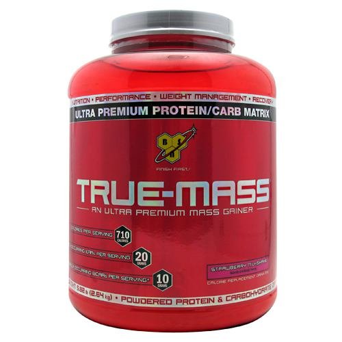 Bsn true-mass - strawberry milkshake - 5.82 lbs (2.64 k…