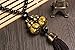 UZHOPM Gourd Lucky Charm Pendant Auto Car Rear View Mirror Hanging Decoration Ornaments Car Interior Decor Car Accessories