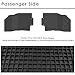 YITAMOTOR Floor Mats Compatible for 2014-2018 Nissan Rogue, Includes 1st & 2nd Row All Weather Protection Rubber Floor Liners (NOT for Select or Rogue Sport Model)