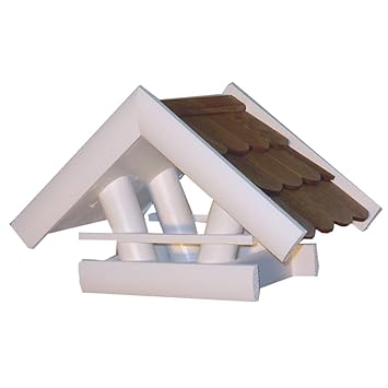 House-Garden 95W Vogelhaus Feldsperling, 36 x 22 x 20 cm, Weiss