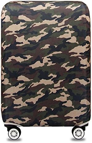 YianBestjaElastic Dustproof Travel Luggage Suitcase Protective Cover Trolley Luggage Baggage Protector Case for 18"-32" Inch Luggage (Camouflage 2, XL (29-32 inch Luggage))