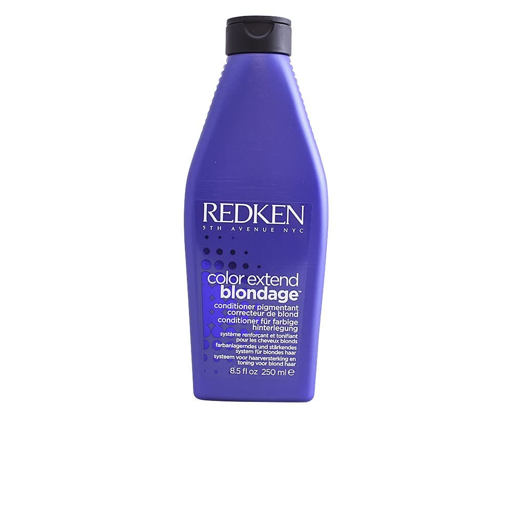 Redken Color Extend Blondage Purple Conditioner | Hair Toner For Blonde Hair | Neutralizes Brass & Moisturizes Hair | With Pure Violet Pigments | 250ml