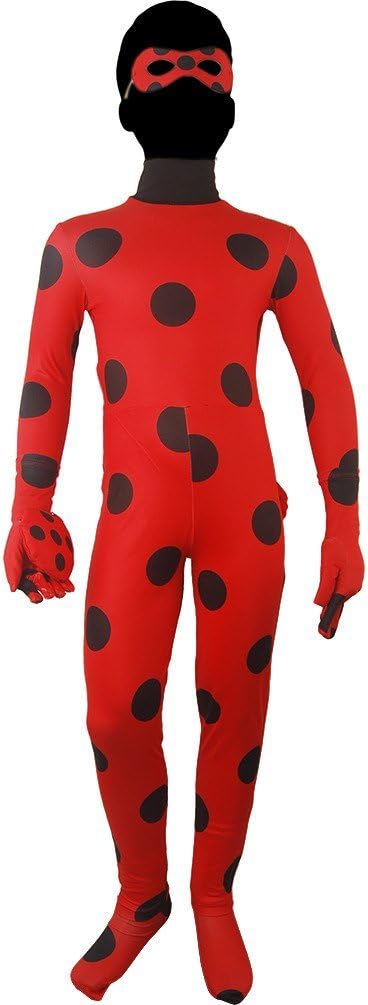 XYZcos Kids Girls' Ladybug Marinette Catsuit Bodysuit Cosplay Costume