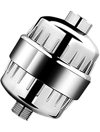 Torti Lia Shower Water Filter With 8 - Stage Replaceable Cartridge High Pressure Output - Removes Chlorine & Reduces Fluoride Purifies Water - Universal Shower Head Filter For Hard Water