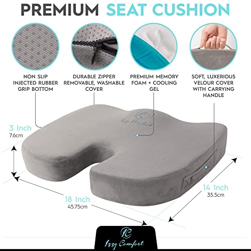 Buy Seat Cushion & Lumbar Support Pillow For Office Chair, Car