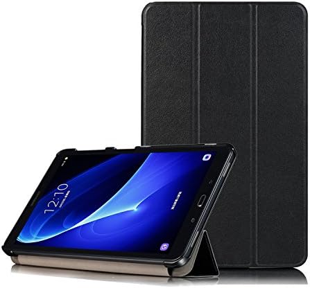 ATNG Samsung Galaxy Tab A 10.1 Case,Ultra Slim Folding Stand Protective Case Cover Skin with Auto Wake / Sleep for Samsung Galaxy Tab A SM-T580N/SM-T585N 10.1-inch 2016 Tablet(Black)