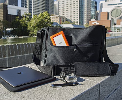 LaCie Rugged USB-C, 4TB, Portable External Hard Drive, Drop, Shock, Dust, Rain Resistant, for Mac & PC (STFR4000800)