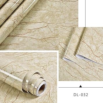 Homeydecor Self Adhesive Marble Vinyl Wallpaper Roll Furniture