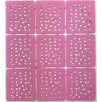 Nail Art Decal Stencil Stickers Music Notes Stencils new models