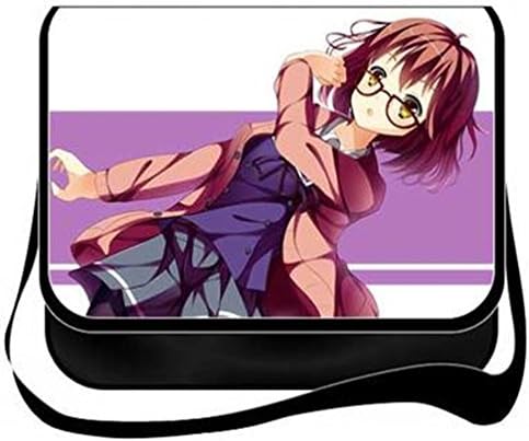 Bootores Kyoukai no Kanata Pattern Canvas Messenger Bag Shoulder School Bags -3