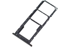 VEKIR Dual SIM Card Tray for Samsung Galaxy A03 A03s SIM Card Holder for A03s SIM Card Slot Replacement for SM-A035F SM-A037F Black