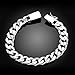 Minkang Fashion Jewelry 925 Solid Silver Chain Bracelet